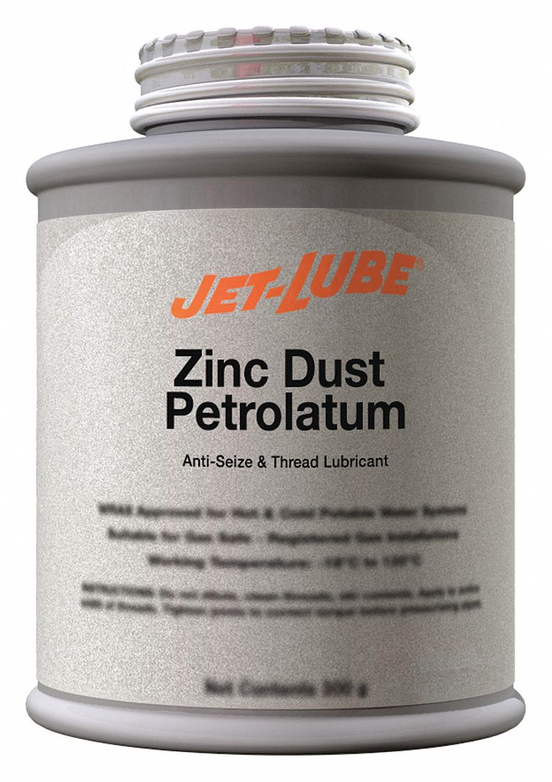 JETLUBE General Purpose AntiSeize, 1 lb, Can, Zinc, Paste, Zinc Dust