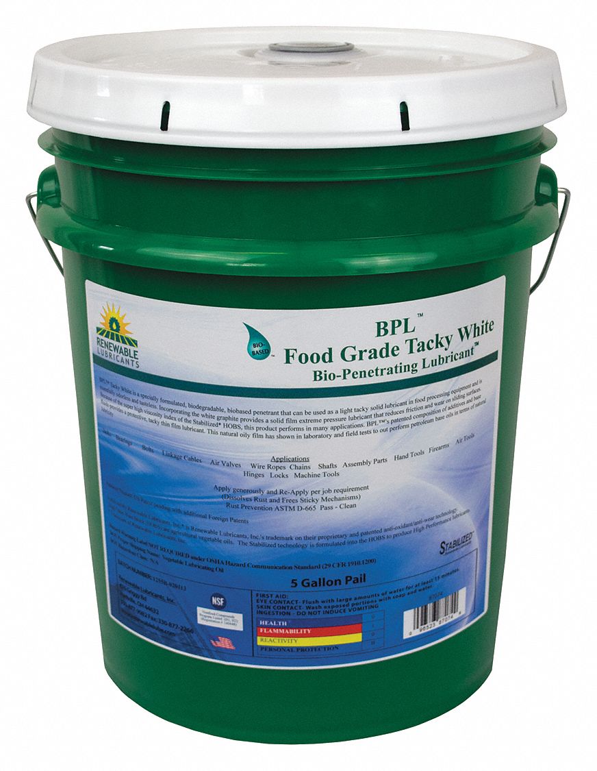 13° to 294°F, H1 Food Grade, General Purpose Lubricant 30WL7987074