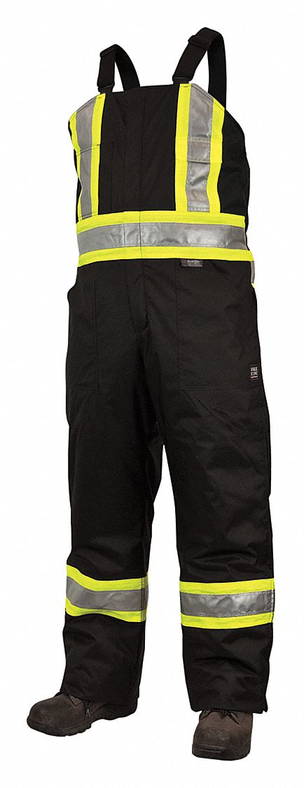 HiVis Insulated Bib Overalls,Black,2XL S79821 770167657019 eBay