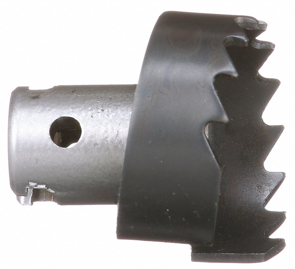 RIDGID, 3/8 in_1/2 in Connection, 1 3/4 in Lg., Spiral Saw Tooth Cutter