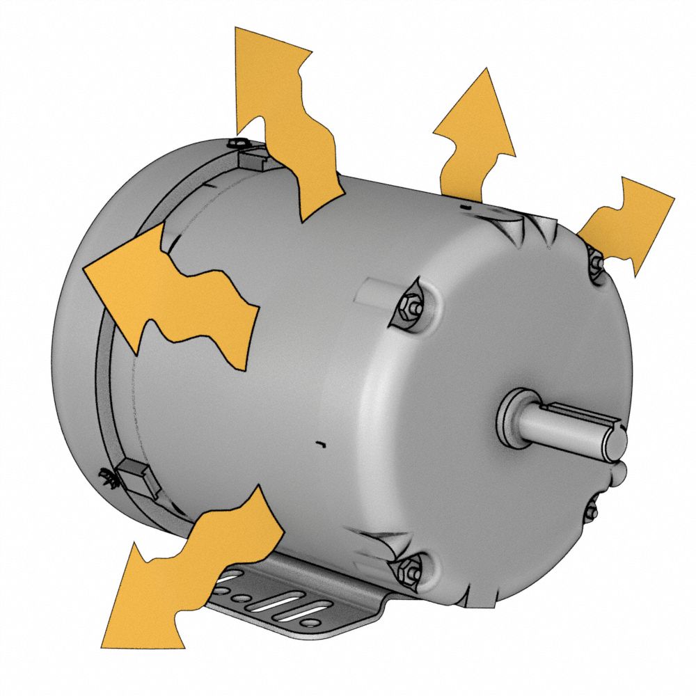 Totally Enclosed FanCooled 3Phase NEMA Frame General Purpose AC