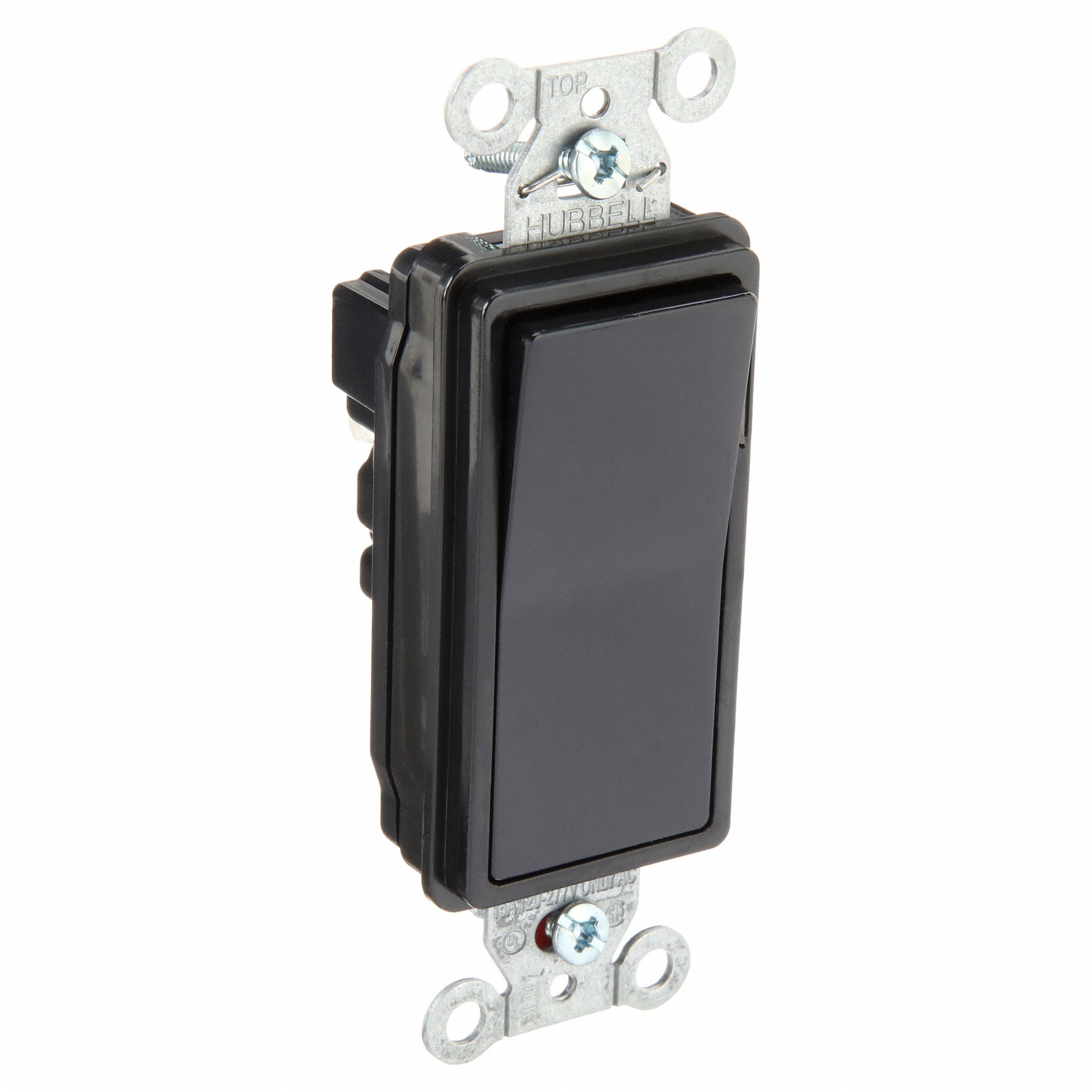 Rocker Switch, Single Pole, Illuminated Wall Switch 31A448