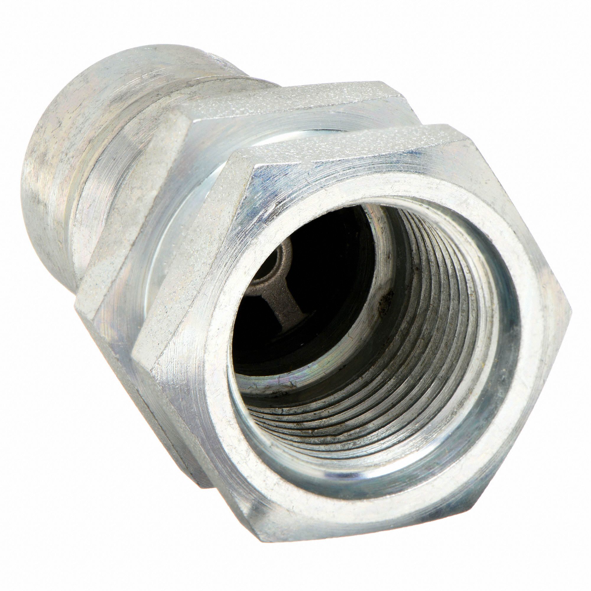 PARKER Hydraulic Quick Connect Hose Coupling, Plug, 60 Series, Steel