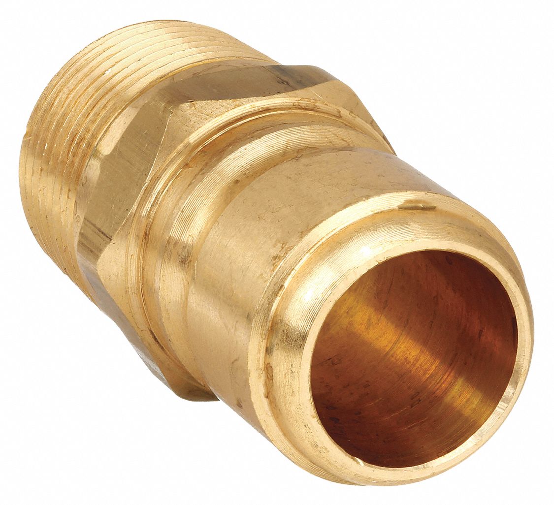 PARKER, 3/4 in Coupling Size, Brass, Hydraulic Quick Connect Hose
