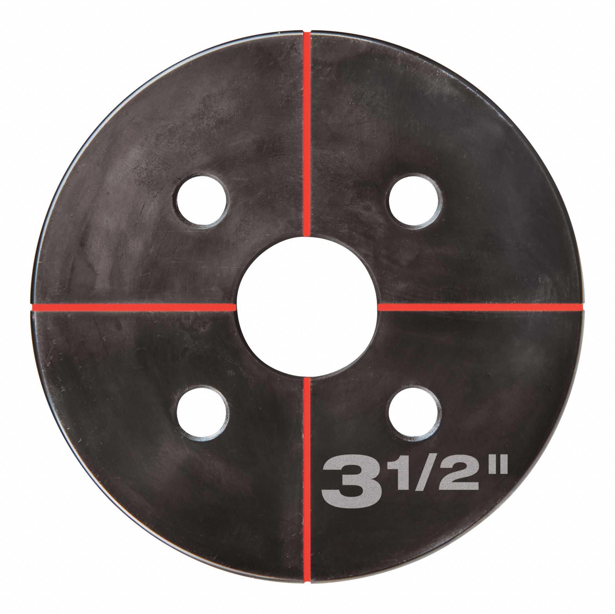 MILWAUKEE Knockout Die 12 ga Sheet Metal Capacity (Steel), 4 1/8 in