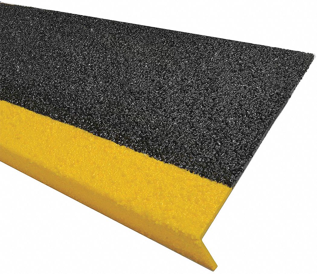 SUREFOOT Stair Tread Cover Full Coverage Grit, Fiberglass, Adhesive