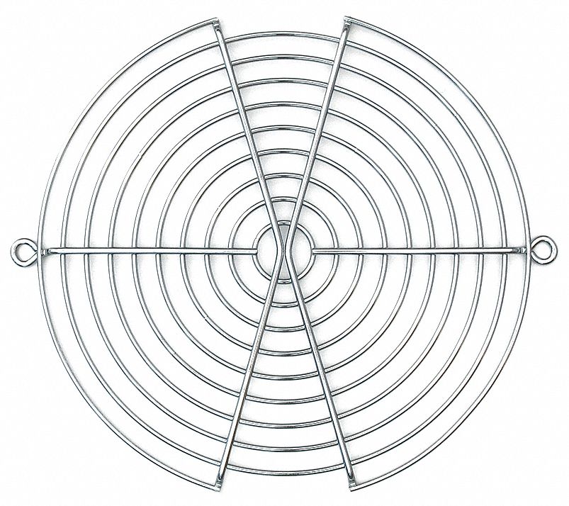 DAYTON, Fits Square Fan Shape, 6 3/4 in Radiator Connection, Compact Axial Fan Guard 31CC77