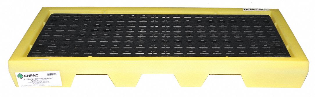 ENPAC Spill Containment Pallets, Uncovered, 22 gal. Spill Capacity