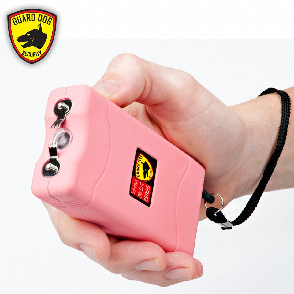 GUARD DOG SECURITY Stun Gun, 4.5 Million, 10 Lumens, LED, Pink 31DV33