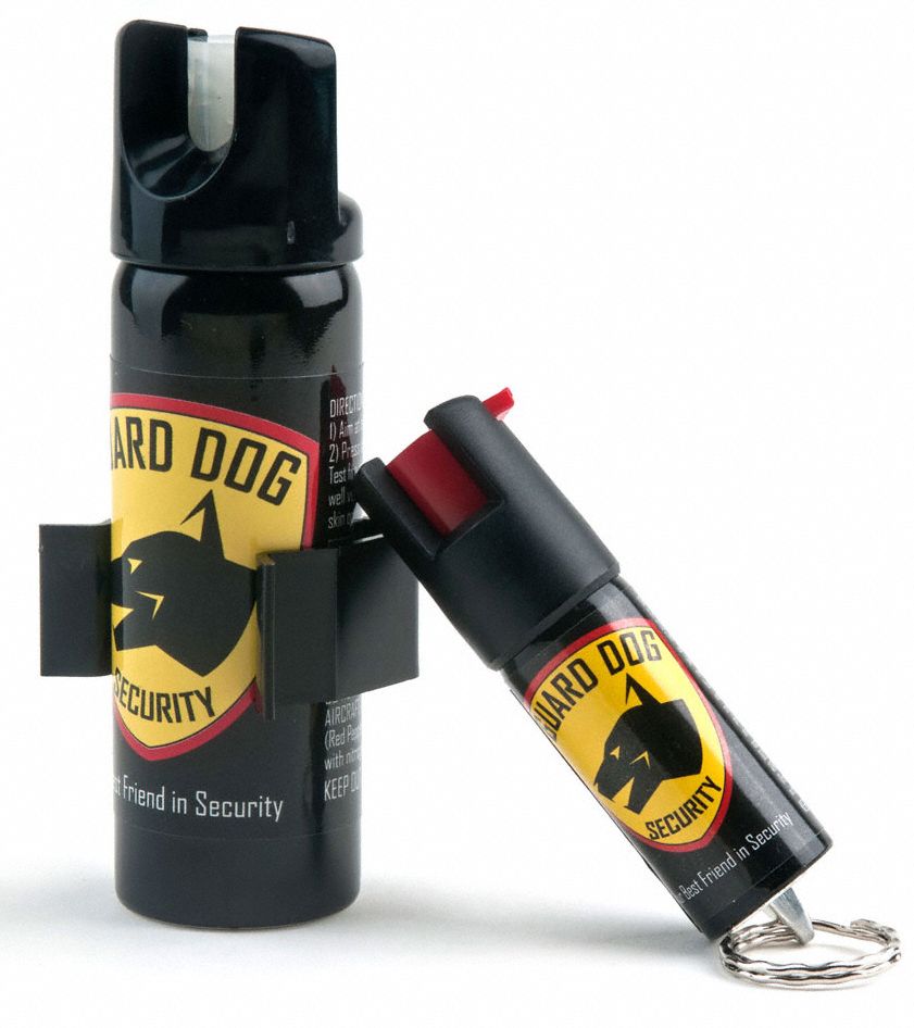 GUARD DOG SECURITY Pepper Spray Kit, Twist Top and Key Ring 31DV65PSGDHA Grainger