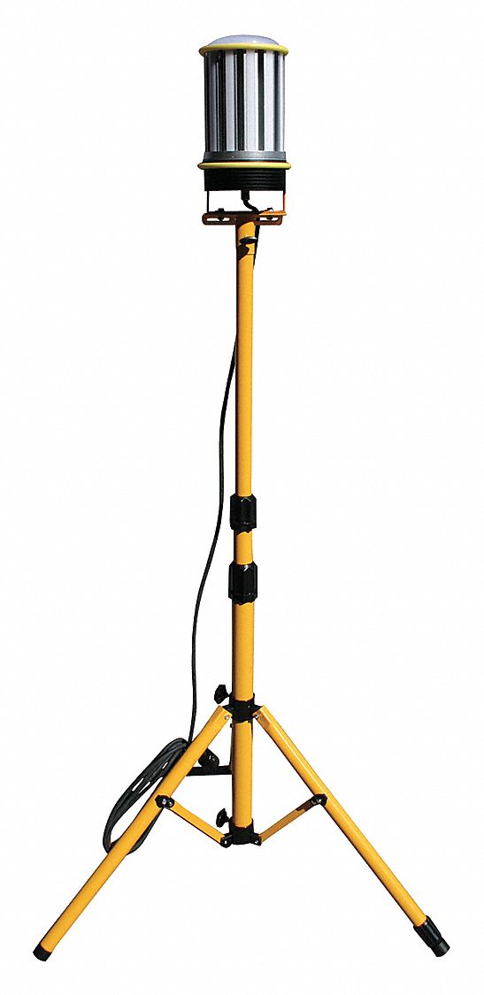 Temporary Job Site Light, Tripod, Corded (AC), Lumens 13,000, Number of