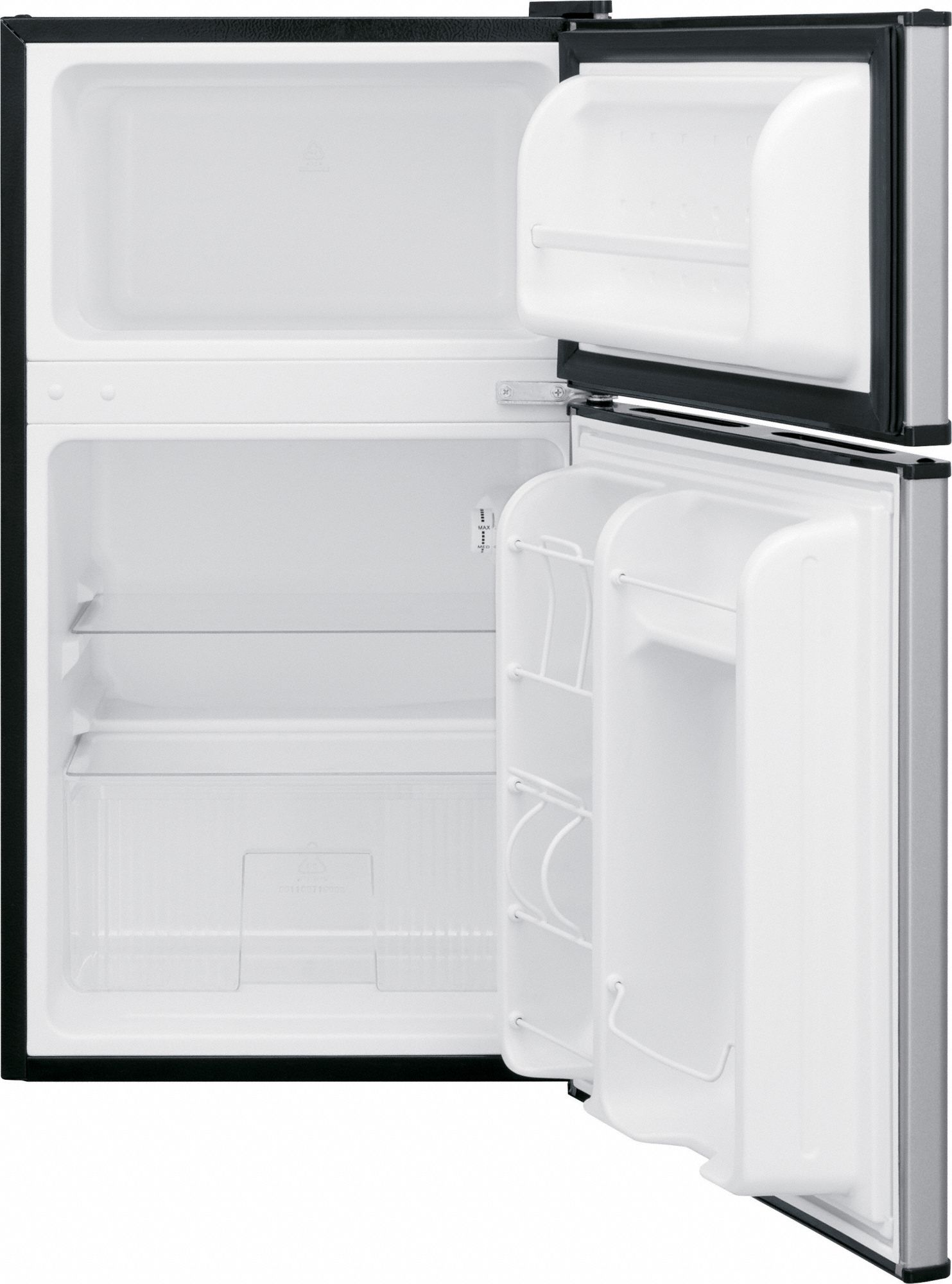 FRIGIDAIRE Refrigerator, Residential, Silver Mist, 18 5/8 in Overall