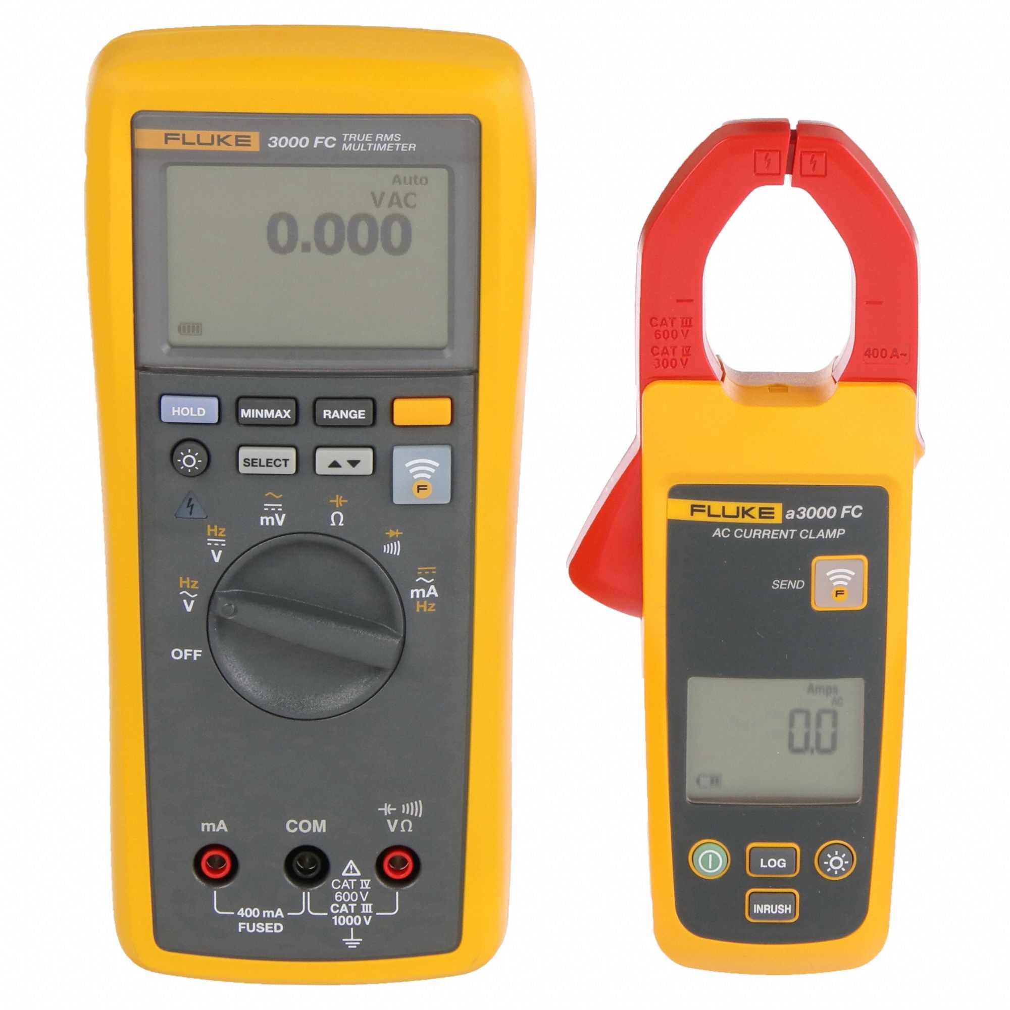 FLUKE, Digital Clamp Meter 31FN15FLKA3000FC K Grainger