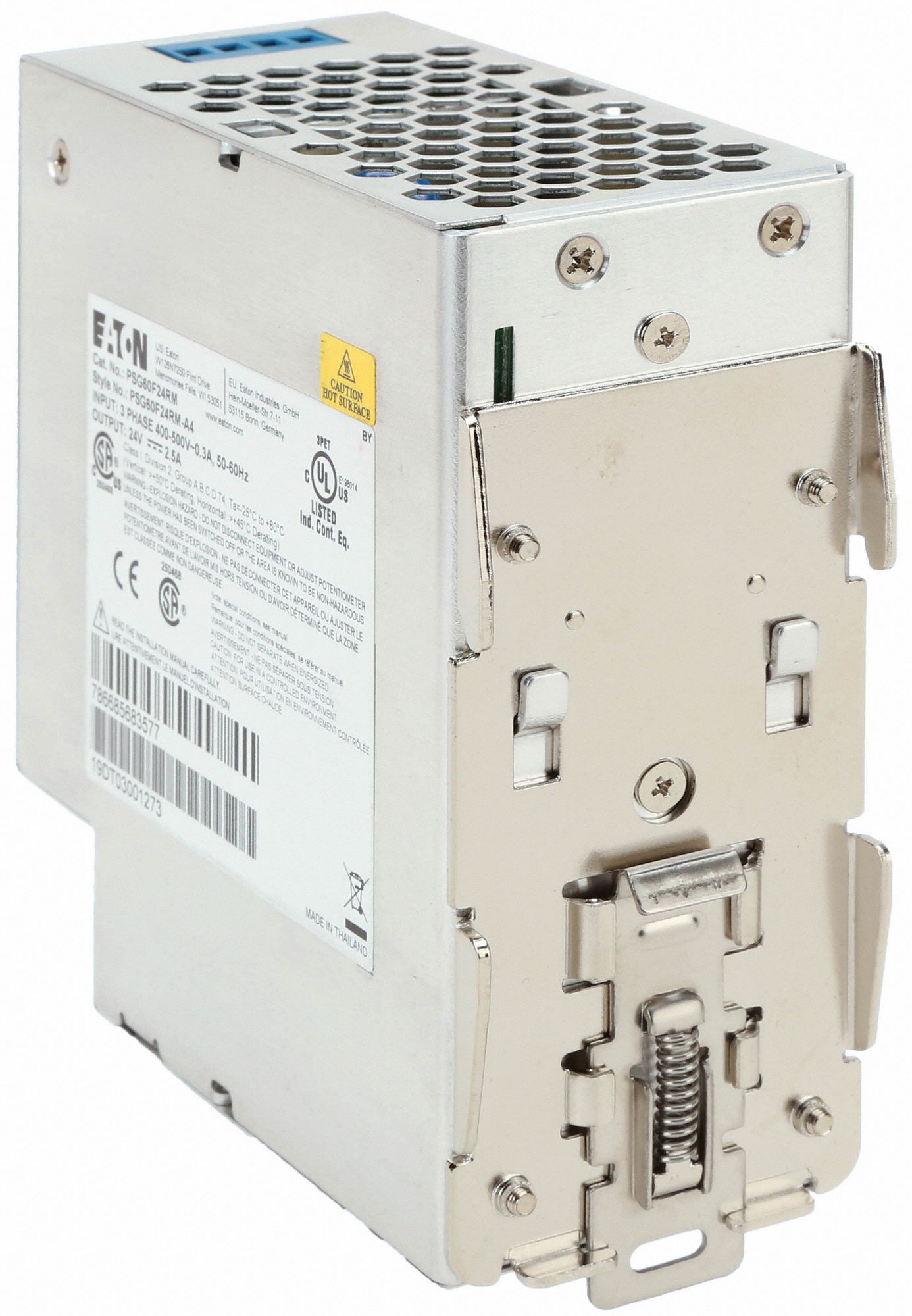 EATON DC Power Supply, Style Switching, Mounting DIN Rail 31HL63