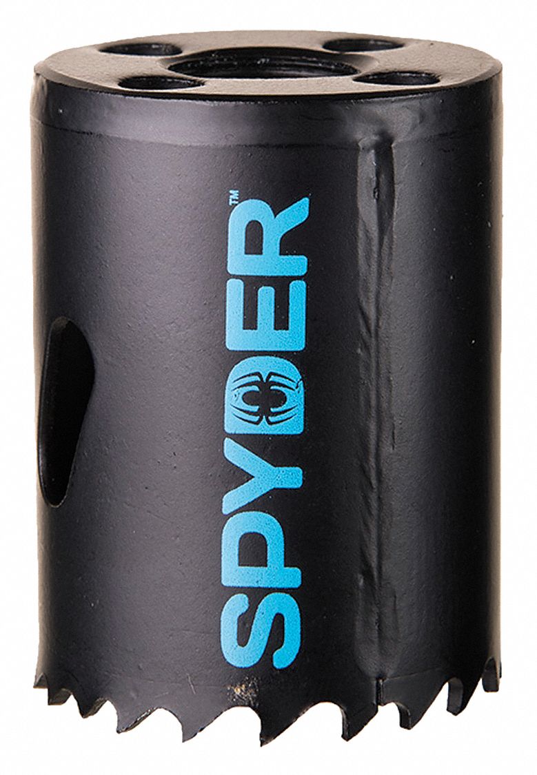 SPYDER, 1 1/2 in Saw Dia., 4/6 Teeth per Inch, Hole Saw 31LV30600074CF Grainger