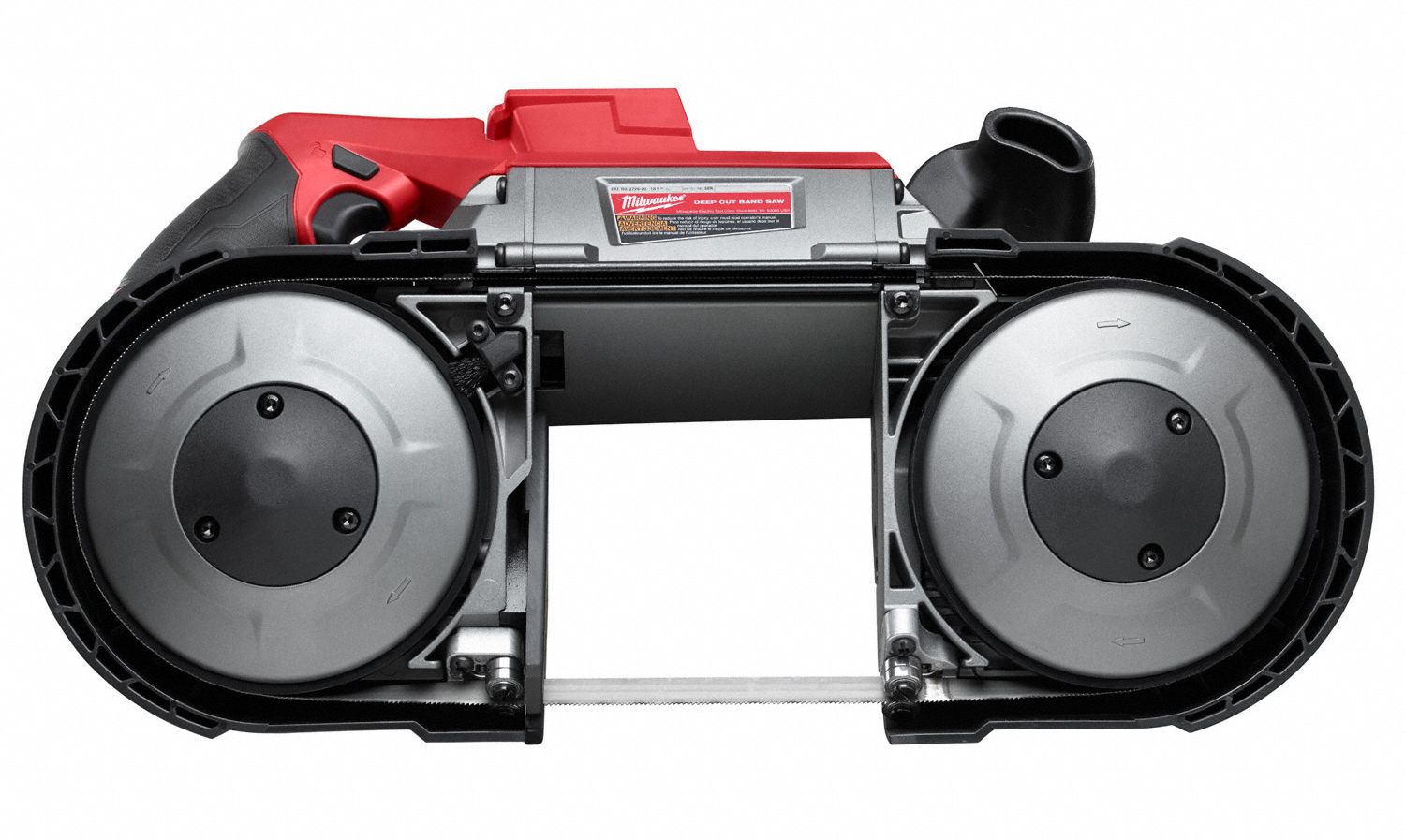 MILWAUKEE Cordless, Portable Band Saw, 18V DC, 44 7/8 in Blade Length