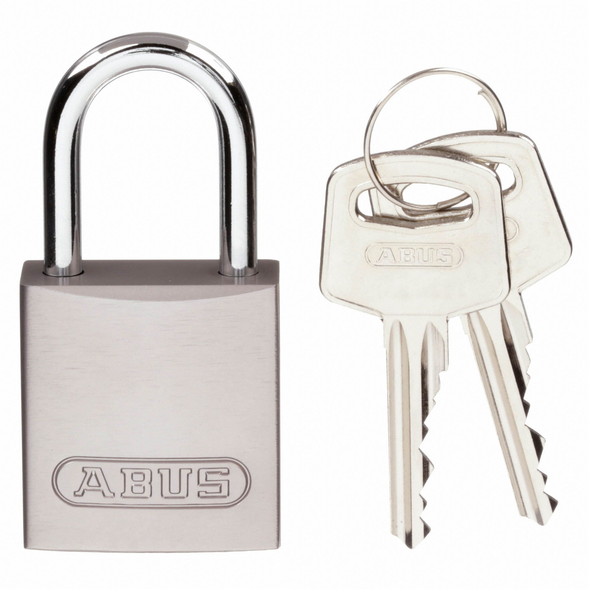 ABUS Lockout Padlock Aluminum Body, 1 in Shackle Ht, Hardened Steel