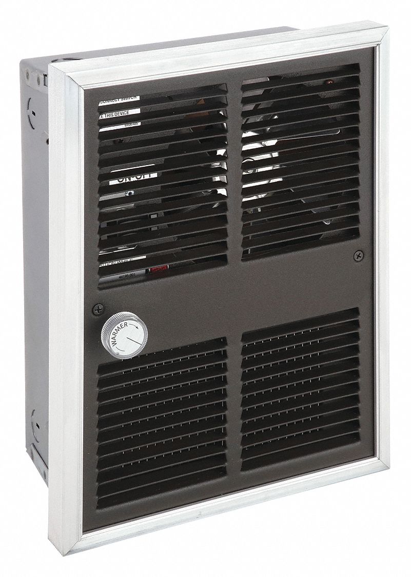 MARKEL PRODUCTS, 750W/1,500W, 120V AC, Recessed Electric WallMount Heater 31TR43E3055T2DWB