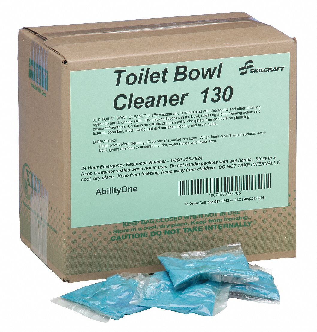 ABILITY ONE Toilet Bowl Cleaner, 100 ct Container Size, Box Container