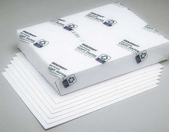 ABILITY ONE Bond Paper, 8-1/2" x 14", White, 5000 - 31UF69|7530-00-290