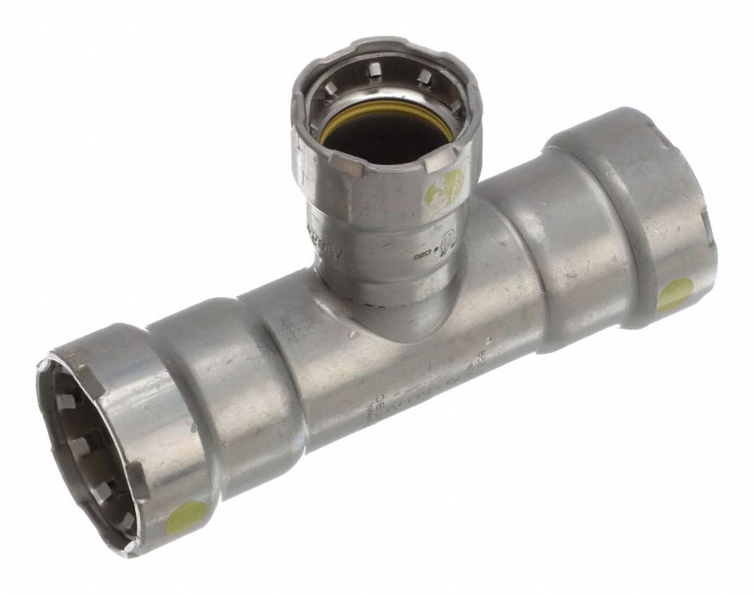 VIEGA MEGAPRESS, Zinc NickelPlated Carbon Steel, PressFit x PressFit