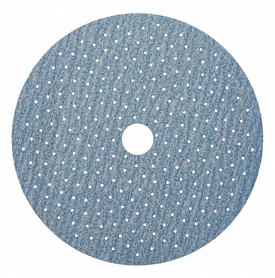NORTON, 5 in Dia, MultiHole, HookandLoop Sanding Disc 31XT66