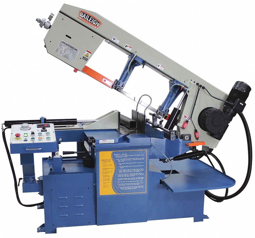 BAILEIGH INDUSTRIAL Corded, Band Saw, Horizontal, SemiAutomatic 31XU42BS20SADM Grainger