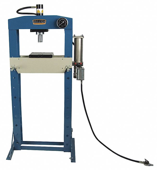 BAILEIGH INDUSTRIAL Hydraulic Press, Pump Type Air, Frame Type HFrame