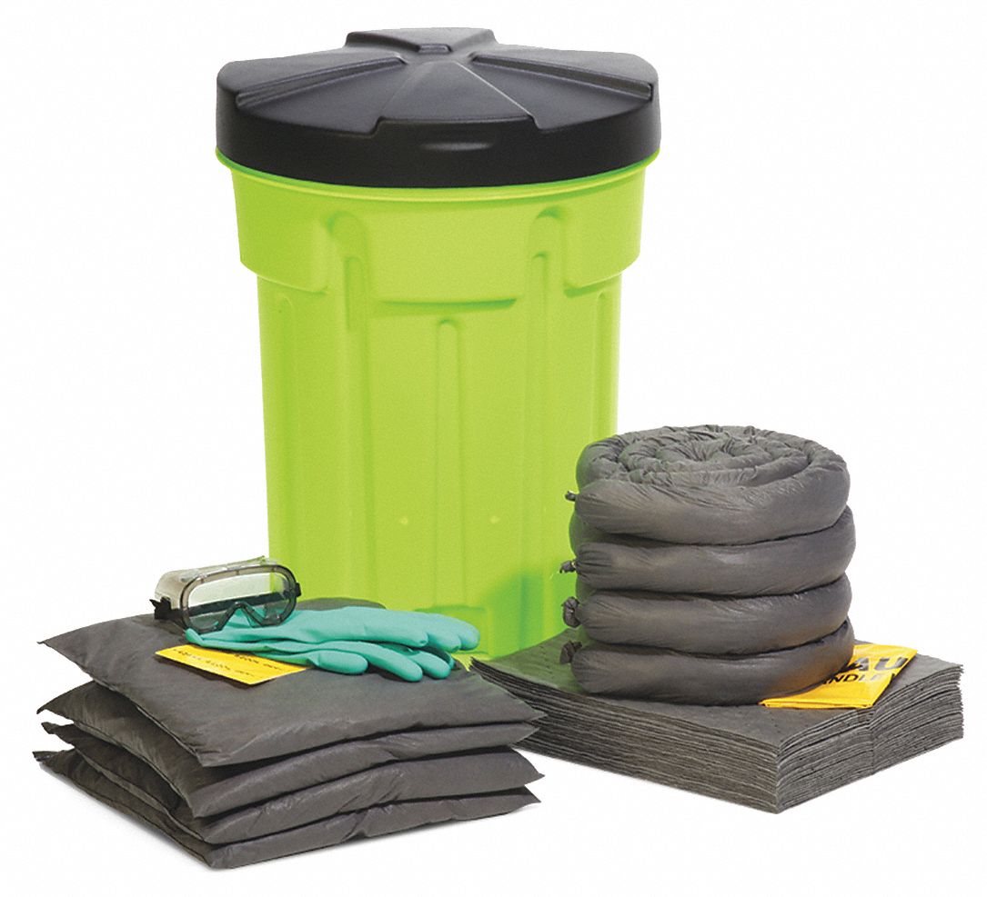 SPILLTECH Spill Kit/Station, Drum, Universal 326DY0SPKU30HV Grainger