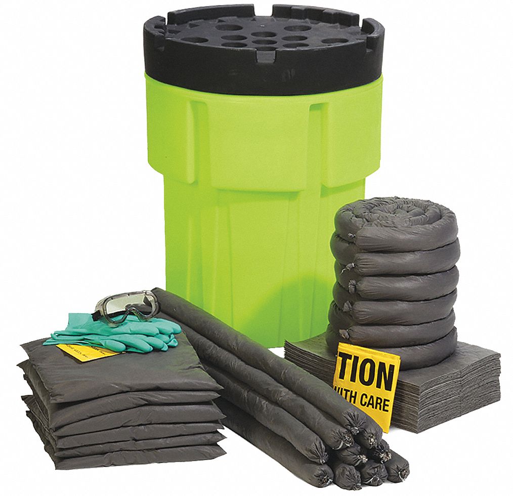 SPILLTECH Spill Kit/Station, Drum, Universal 326DY1SPKU65HV Grainger