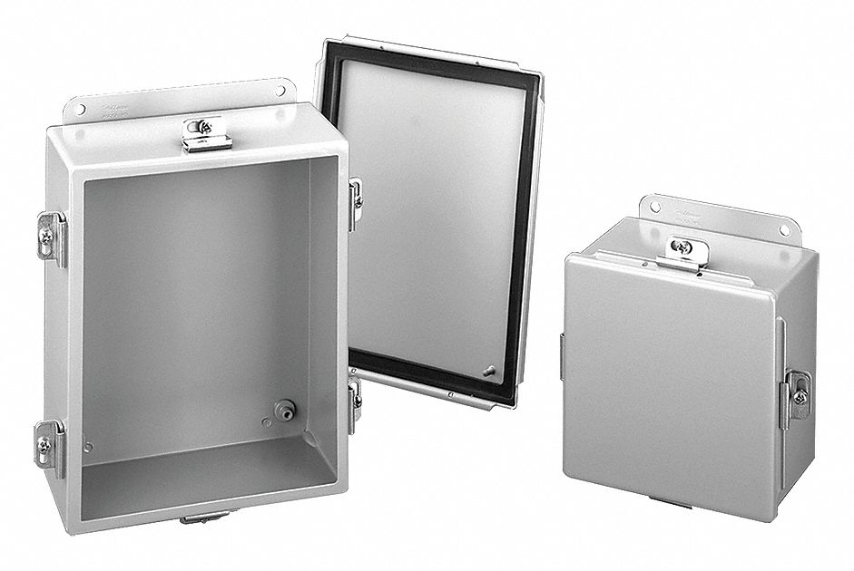 HOFFMAN, 14 in Nominal Ht, 12 in Nominal Wd, Enclosure 32FE38A1412NF Grainger