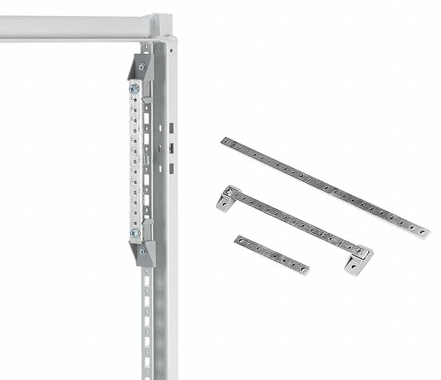 HOFFMAN Plated Copper Grounding Strip Kit, Ground Wire Included No