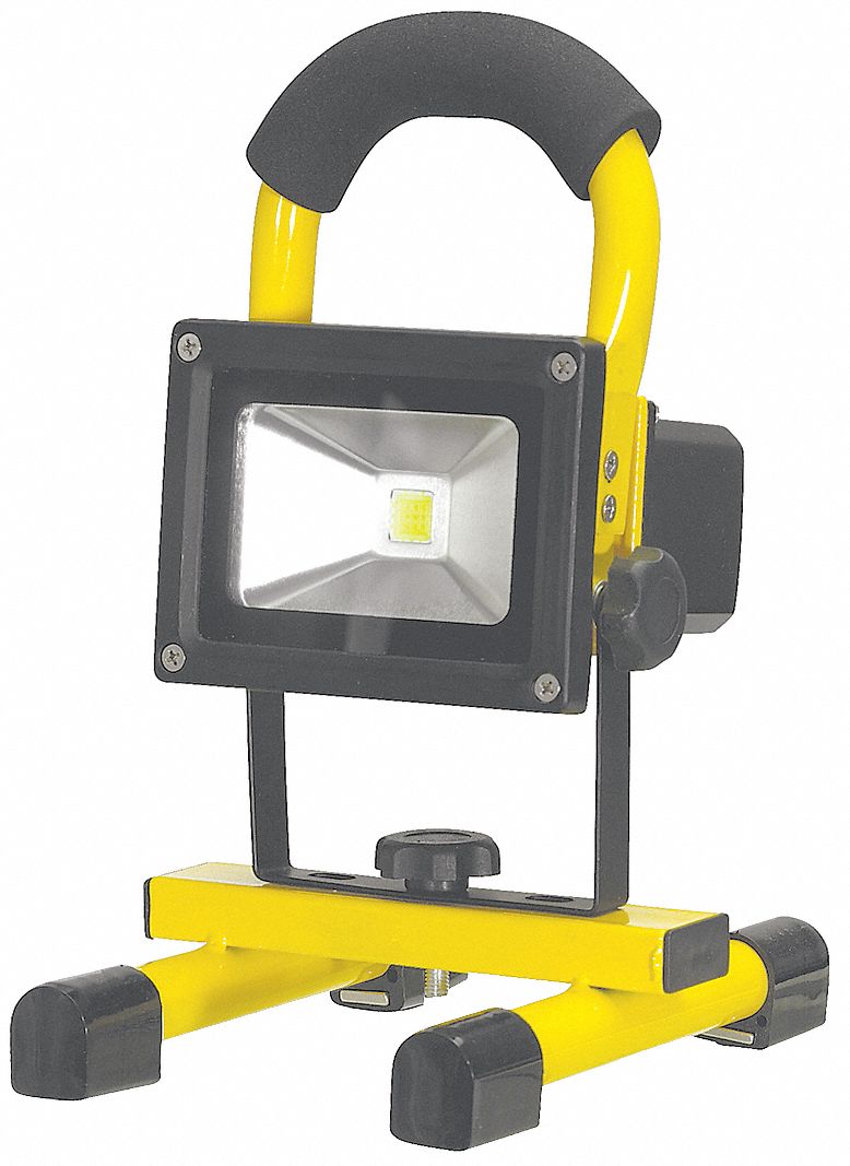 PROLIGHT Temporary Job Site Light, Floor Stand, Dual (AC/DC), Lumens