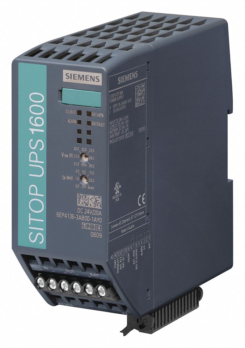SIEMENS UPS System, 600.0 VA, 480.0 W, Number of Outlets 0, 34 min/9