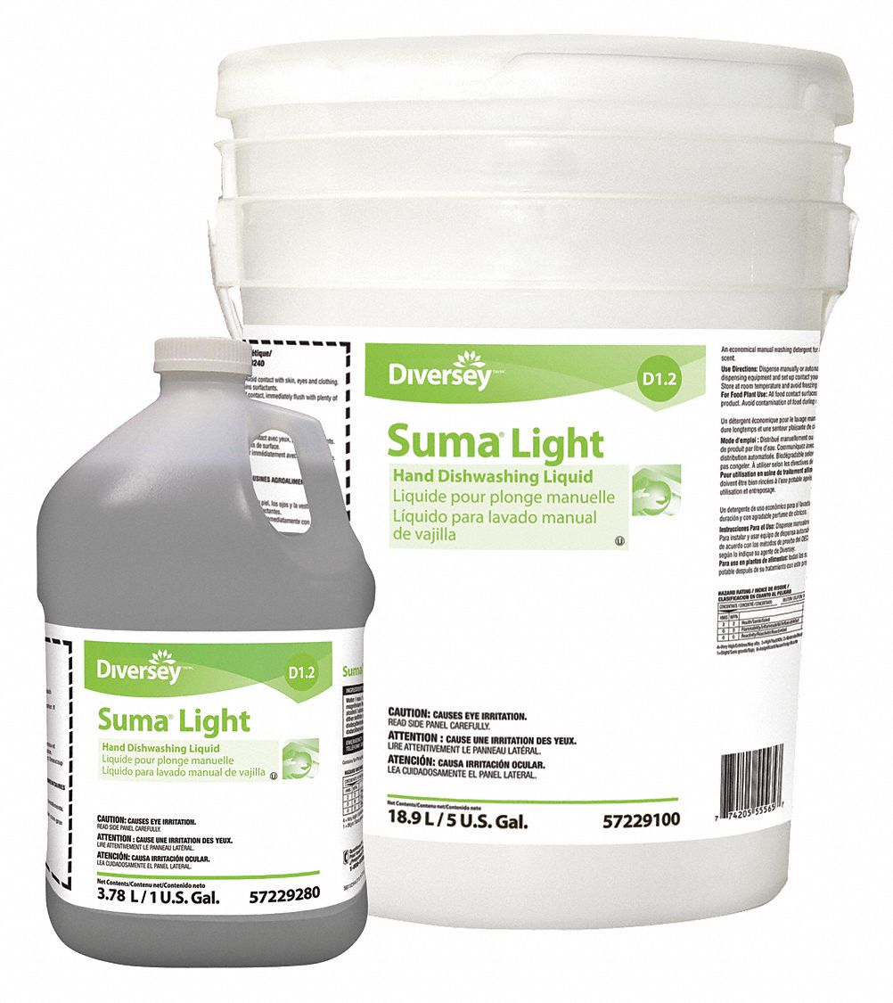 DIVERSEY Hand Dishwashing Soap, 1 gal.Unscnted, PK4 32GP73957229280