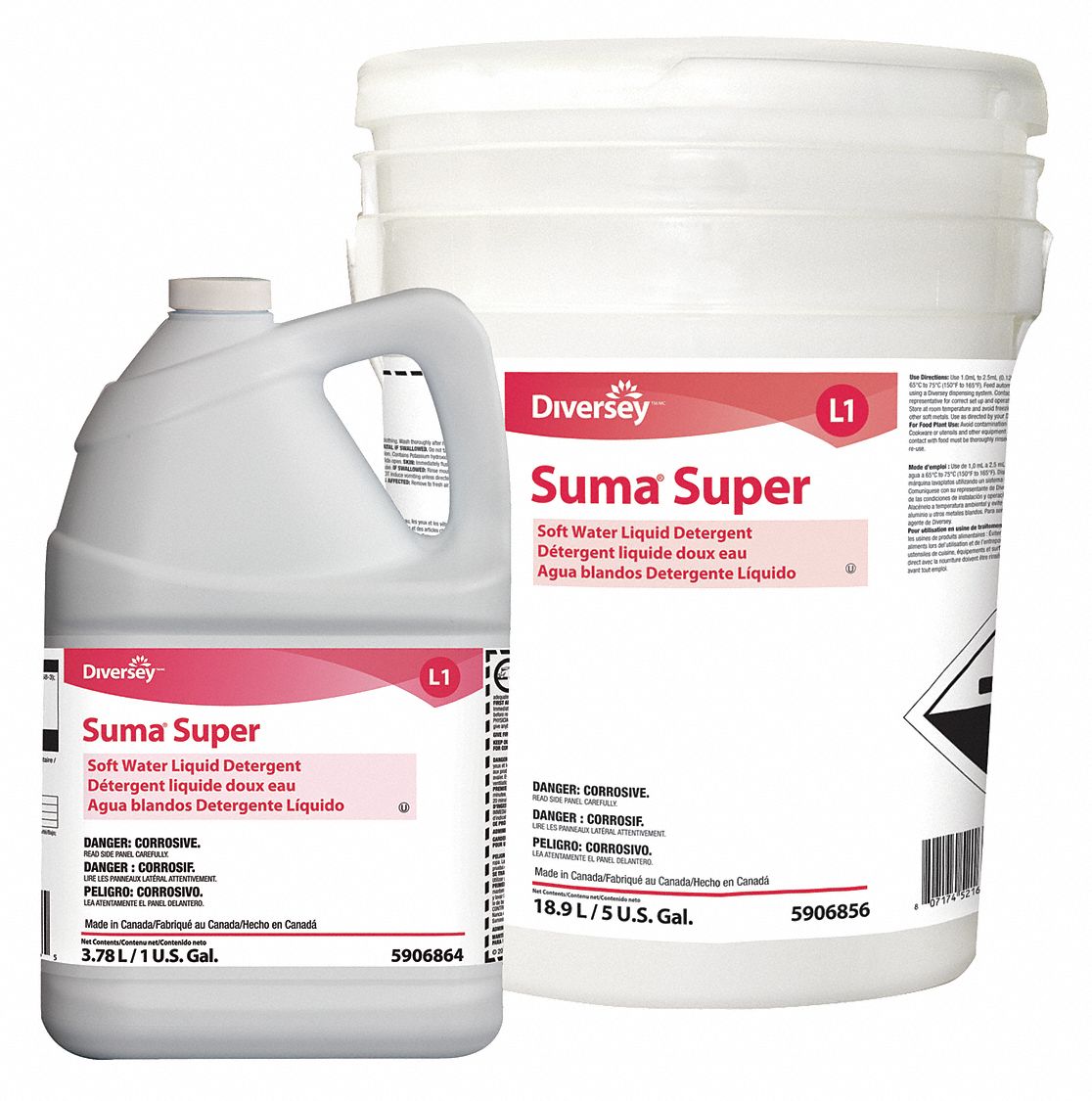 DIVERSEY, Liquid, Jug, Dishwasher Detergent 32GP7895906864 Grainger