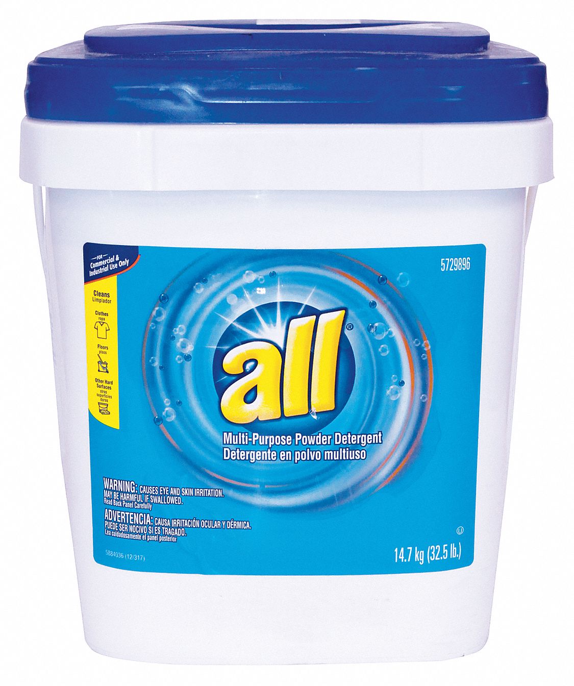 ALL Laundry Detergent, Cleaner Form Powder, Cleaner Container Type Pail