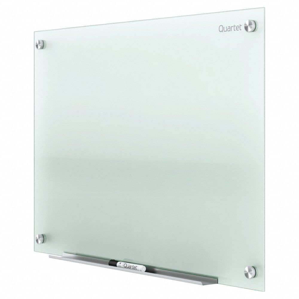 QUARTET Dry Erase Board Wall Mounted, 48 in Dry Erase Ht, 96 in Dry