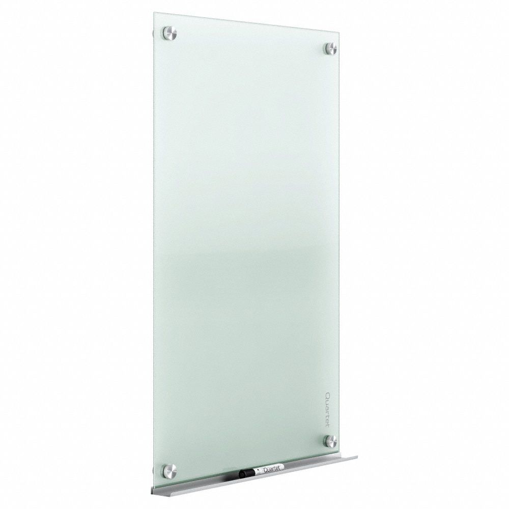 QUARTET Dry Erase Board Wall Mounted, 48 in Dry Erase Ht, 96 in Dry
