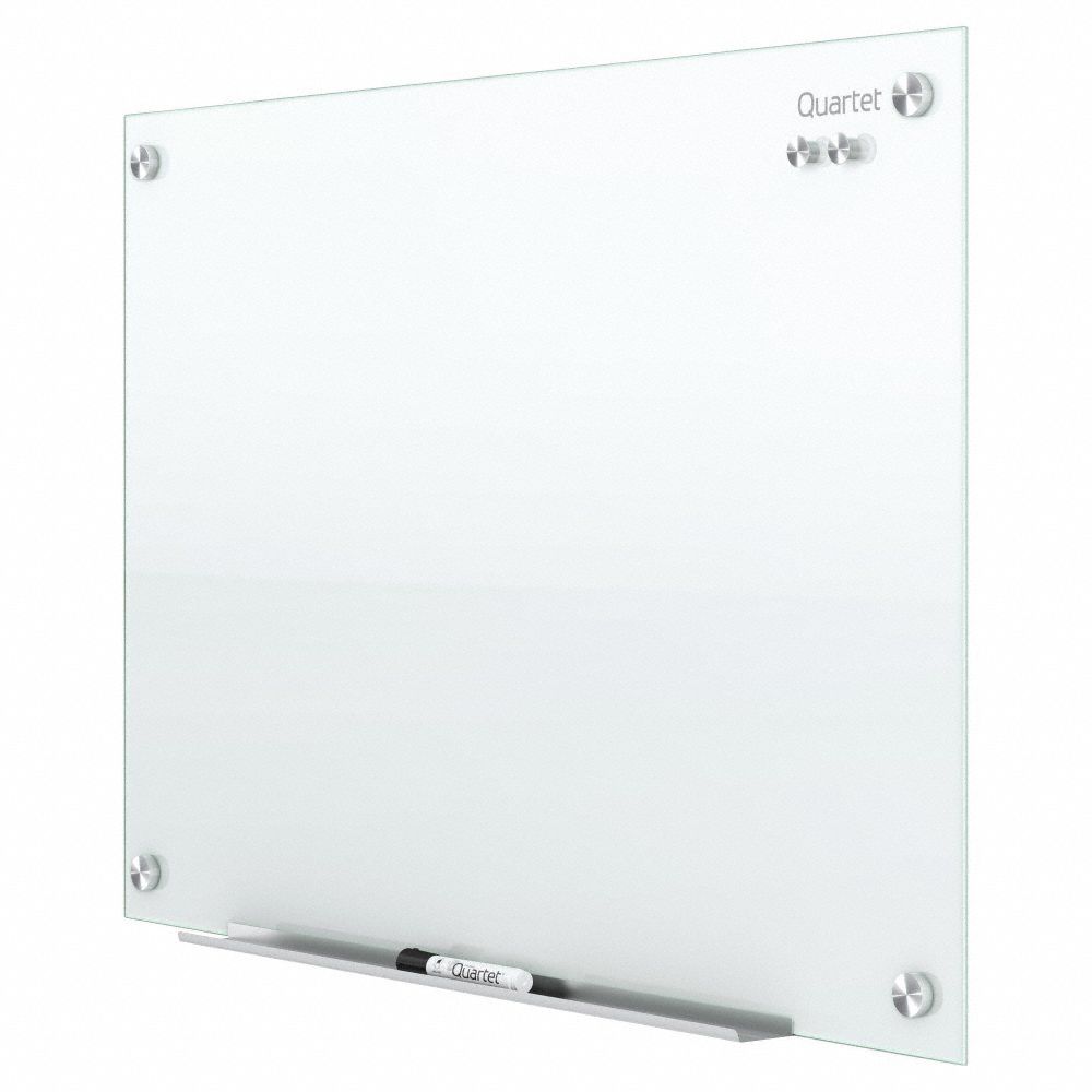 QUARTET Dry Erase Board Wall Mounted, 48 in Dry Erase Ht, 72 in Dry