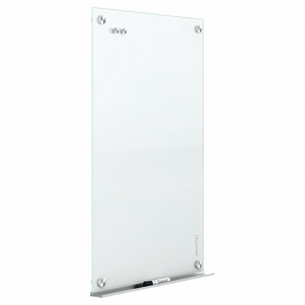 QUARTET Dry Erase Board Wall Mounted, 48 in Dry Erase Ht, 72 in Dry