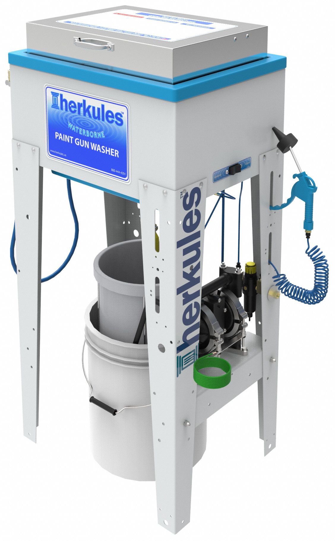 HERKULES Manual Paint Gun Washer, 5 gal. 32H598G511 Grainger