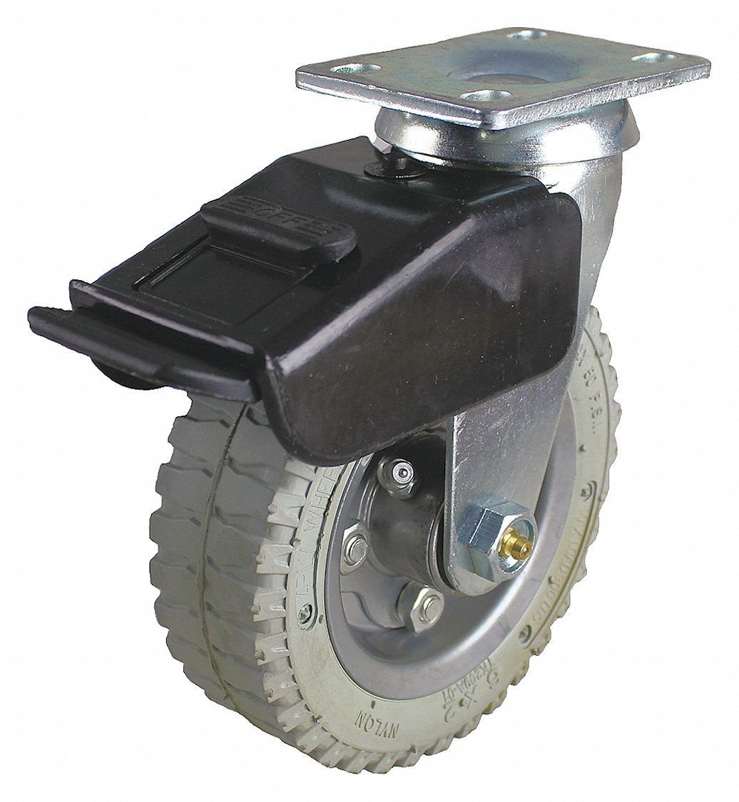 GRAINGER APPROVED Swivel Pneumatic Cstr w/TotalLock, 6 in. 32J681