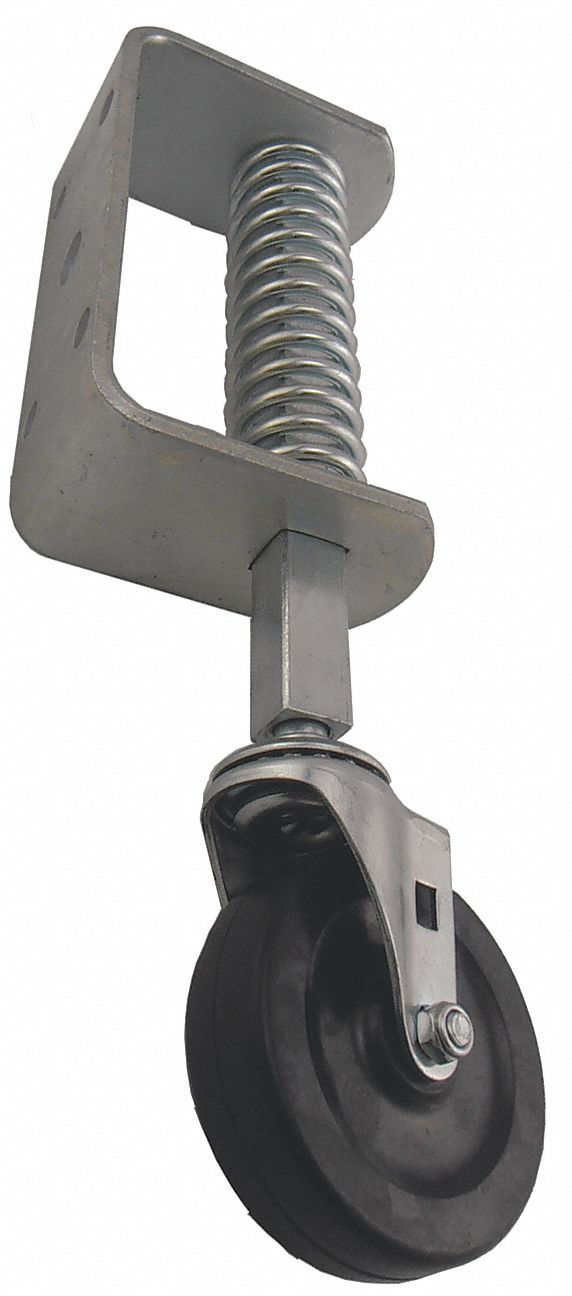 GRAINGER APPROVED SideMount Caster, 3 in Wheel Dia., 125 lb Load