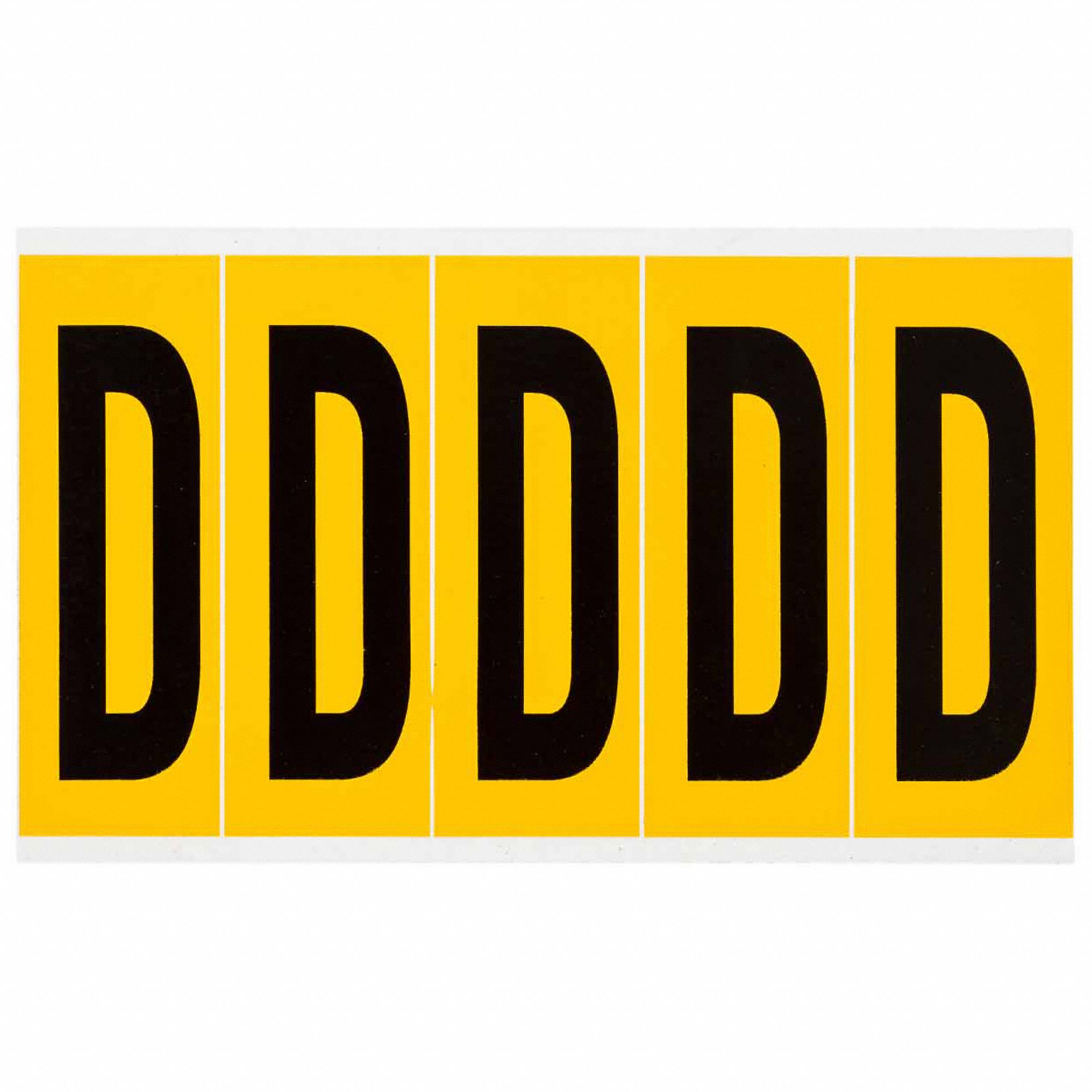 3 7/8 in Character Ht, Indoor/Outdoor, Letter Label 32MF161560D