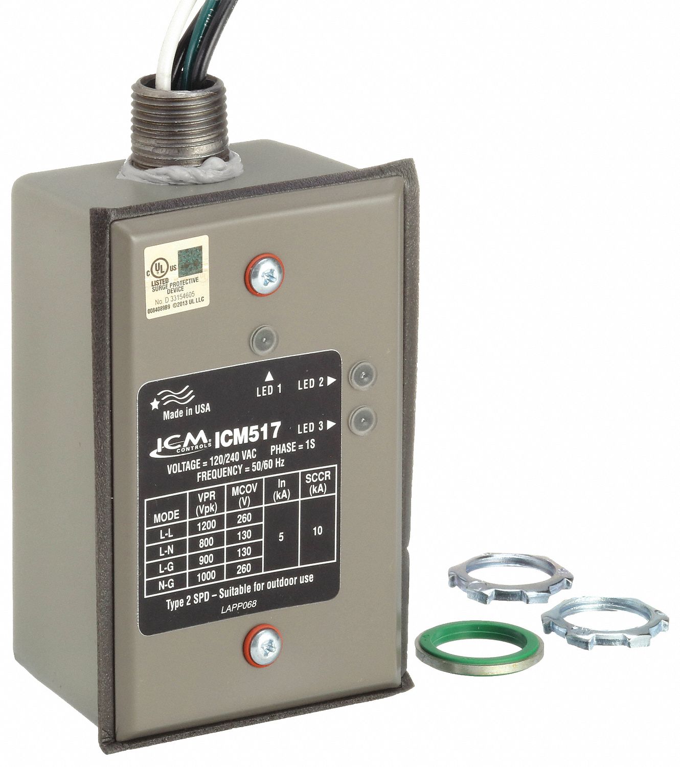 ICM, Single Phase, 120/240V AC Delta, Surge Protection Device - 32MY23