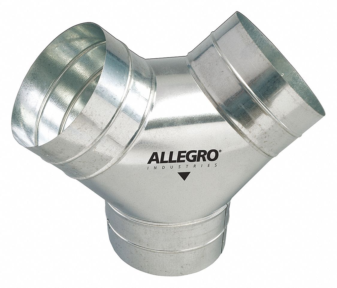 ALLEGRO, 8 in Outlet Dia, For Use With 8 in Circular Ducting, Duct to
