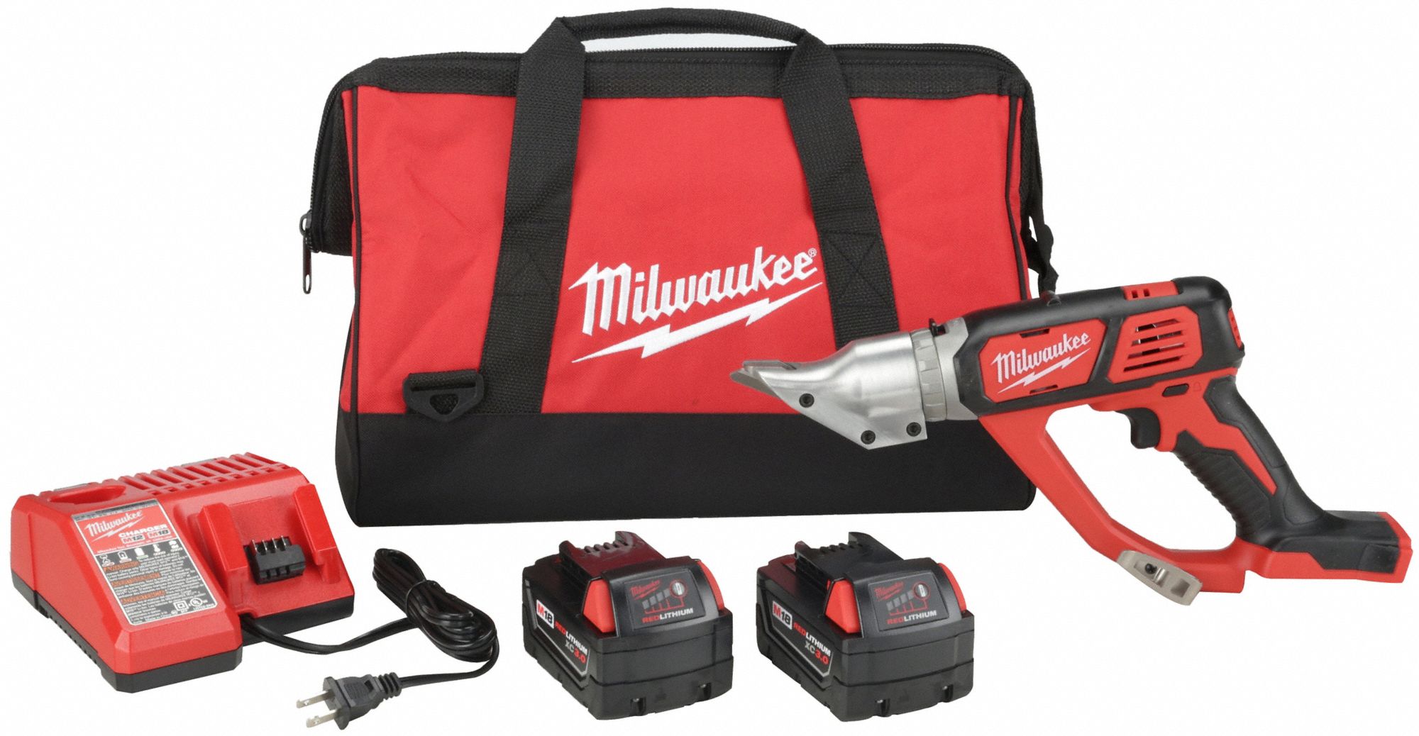 MILWAUKEE, Metal/Steel/Stainless Steel, 18V DC, Shear Kit - 32NN13|2635