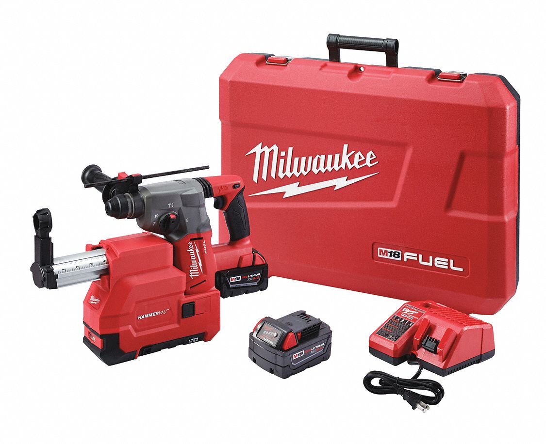 MILWAUKEE, Pistol-Grip, 18 V, Cordless Rotary Hammer Kit - 32NT36|2712