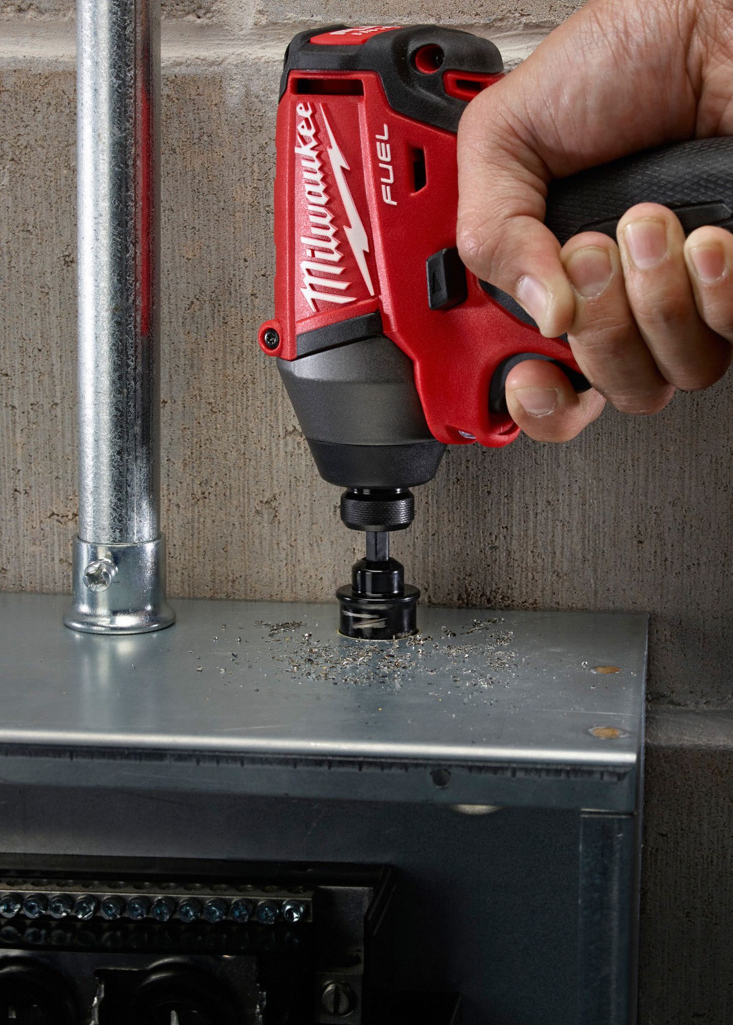 MILWAUKEE Hole Saw Kit, Primary Material Application Metal, High Speed